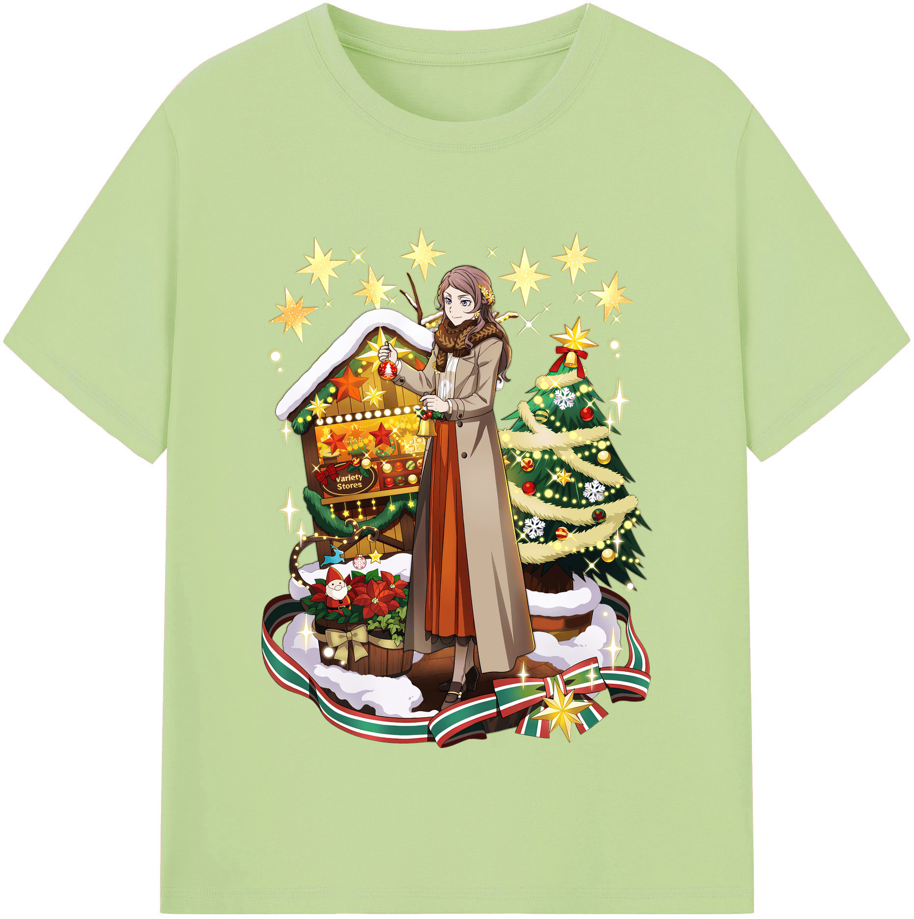 （画像用） 文豪ストレイドッグス Bungo Stray Dogs 綿100％半袖Tシャツ（フロントプリント）